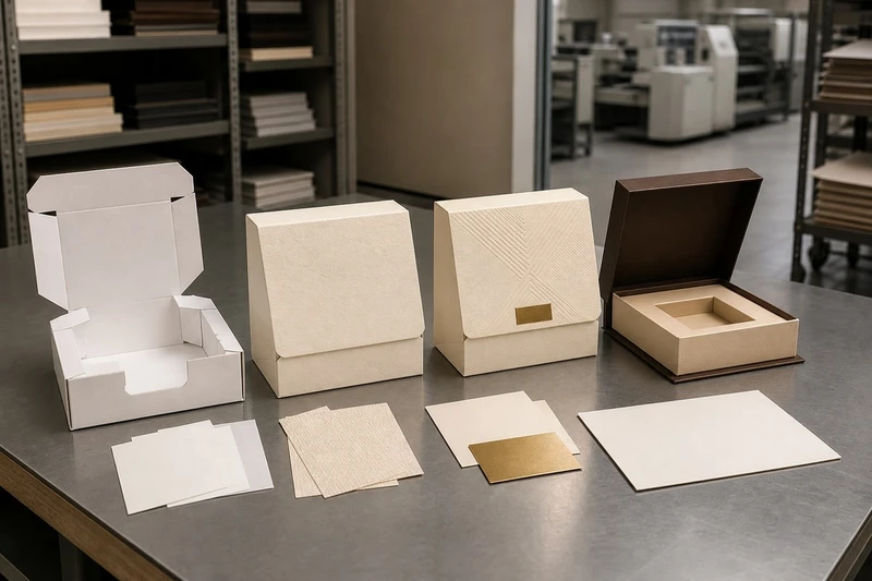Desarrollo de packaging, desde una muestra sin imprimir hasta una caja acabada