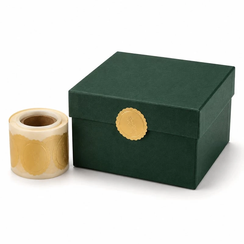 Etiquetas de sellado para cajas de joyería