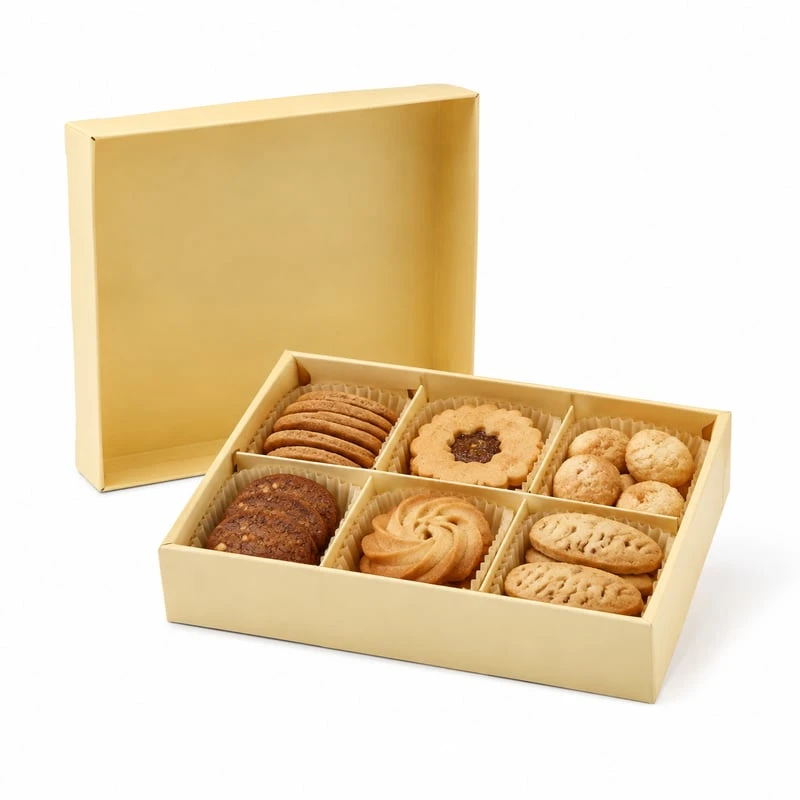 Caja para selección de galletas