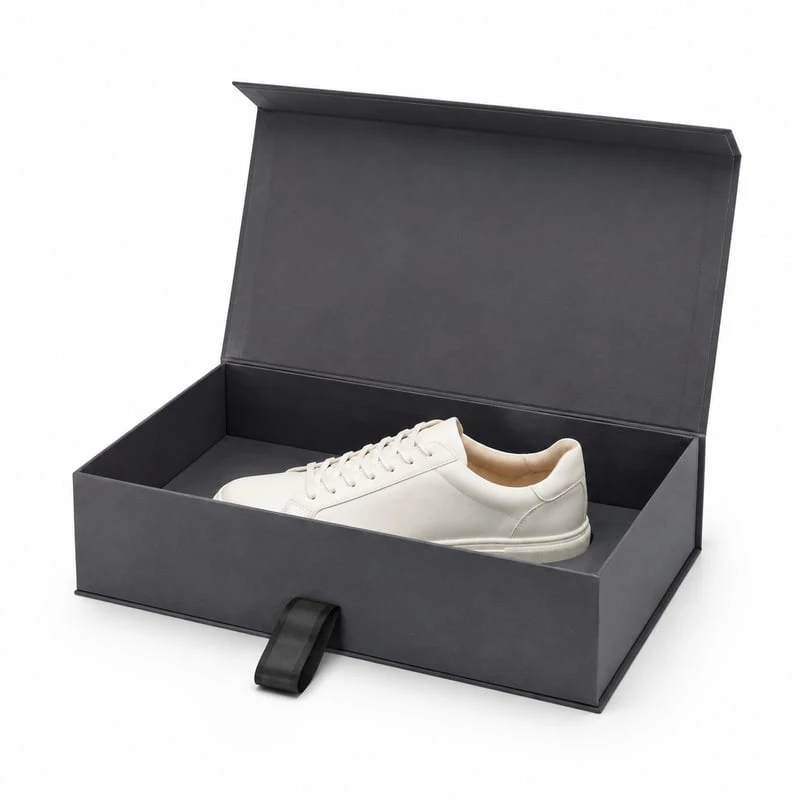 Caja magnética para coleccionista de zapatillas